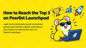How to rank higher on Peerlist Launchpad and reach the top 3 with product launch strategies